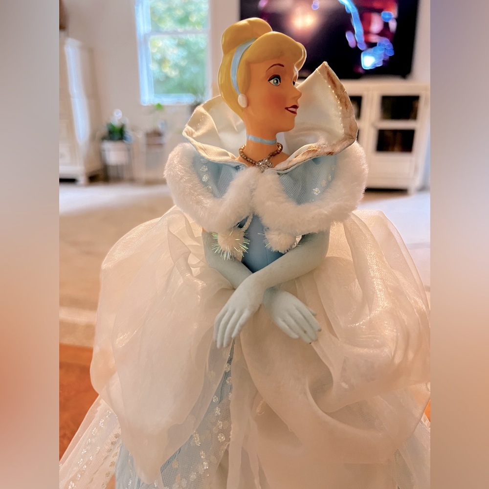 Unique Cinderella tree topper for Christmas tree.